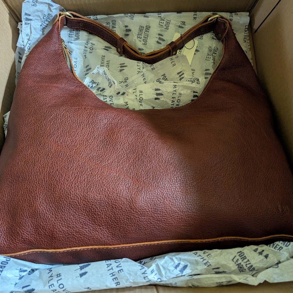 Portland Leather Willow in Nutmeg